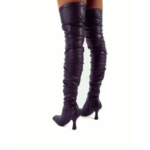 Ruched Over the Knee Boots